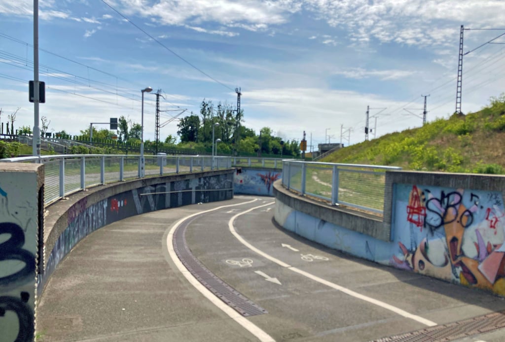Der Tunnel zwischen Bahnhof und Dresdener Straße