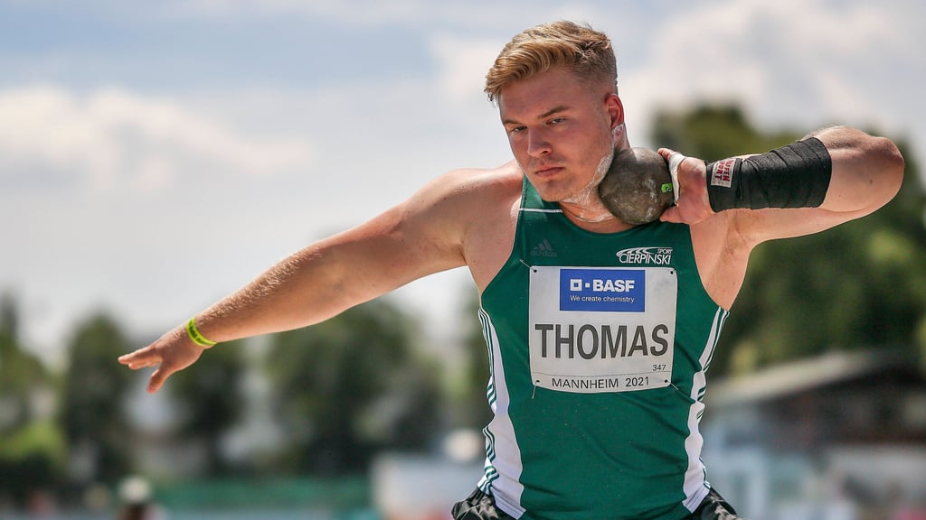 Philipp Thomas übertraf mit der Kugel erstmals die 20-Meter-Marke. Der U-20-Athlet vom SV Halle will zur Junioren-WM.