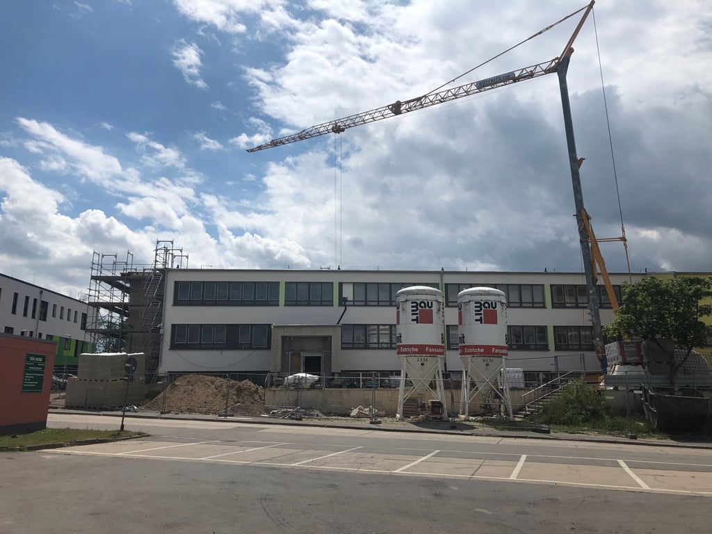 Die Sanierung der Albrecht-Dürerschule im Paulusviertel läuft seit 2019.