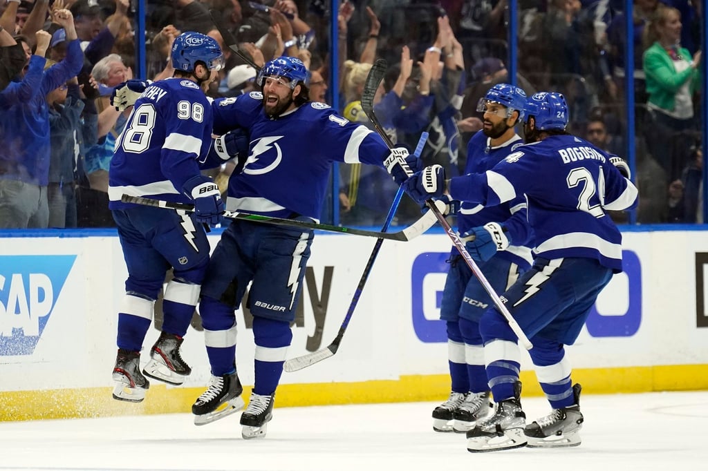 Feierstimmung: Tampa Bay Lightning steht im NHL-Playoff-Halbfinale.