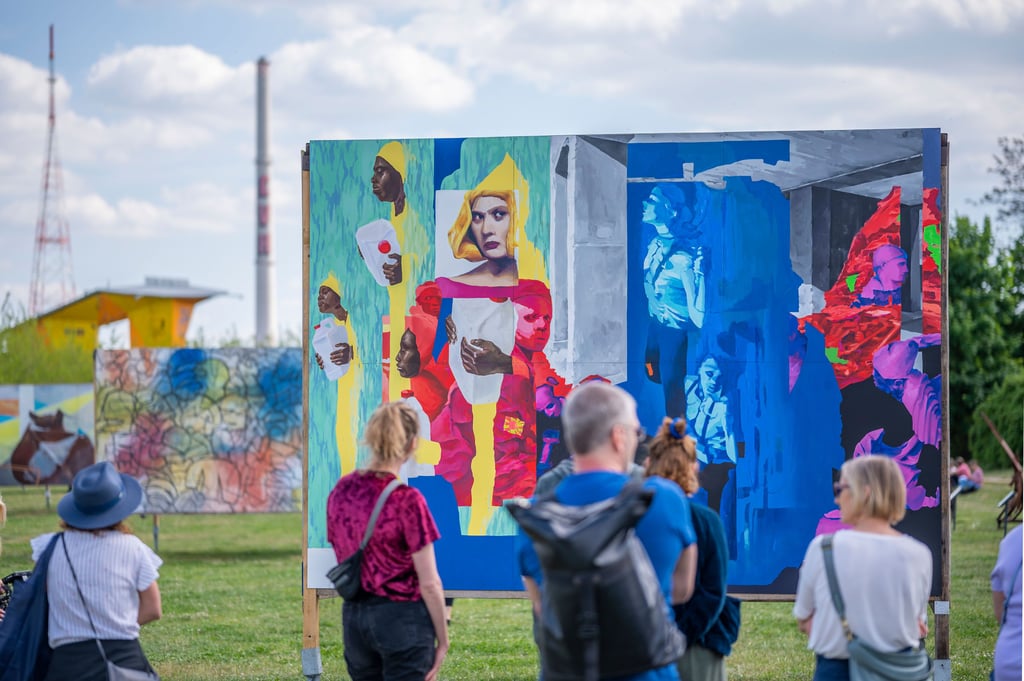 Die Faszination von Kunst liegt im Augen des Betrachters. Am Thüringer Bahnhof prallen verschiedene Kunstrichtungen aufeinander.