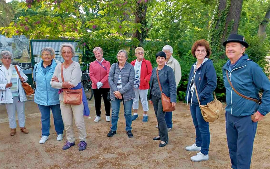 Das hoch interessierte Exkursionspublikum