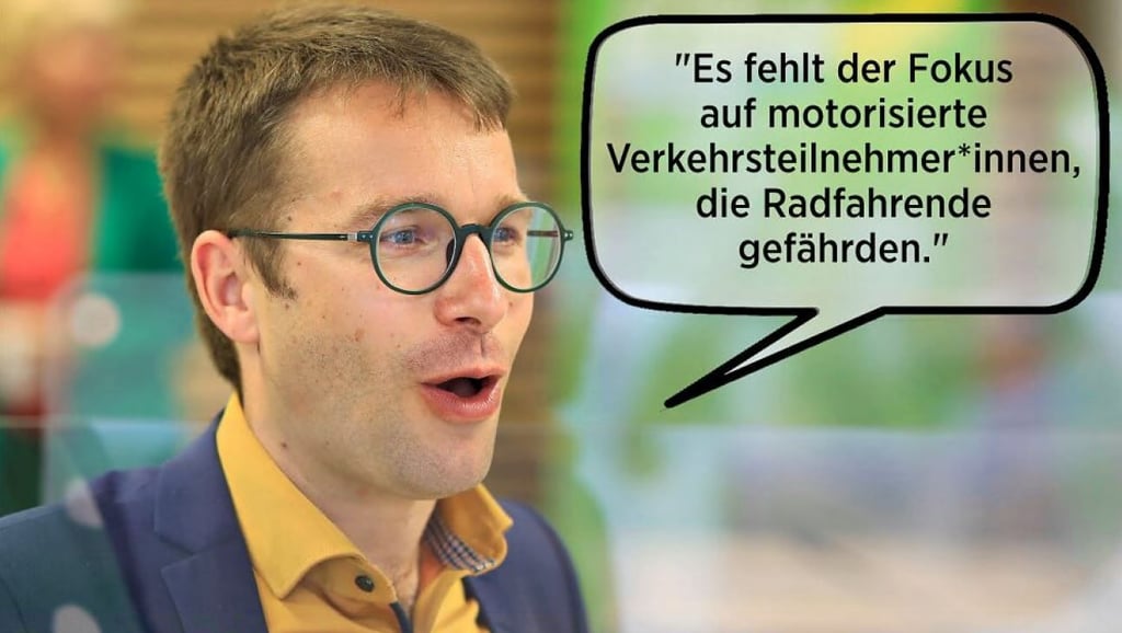 Der Grünen-Politiker Sebastian Striegel gendert konsequent, hier ein Satz aus einer Landtagsrede im April. Diese Form darf jetzt auch ins Protokoll.