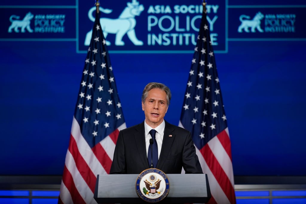 US-Außenminister Antony Blinken sieht trotz des Krieges in der Ukraine die größte internationale Herausforderung anderswo.