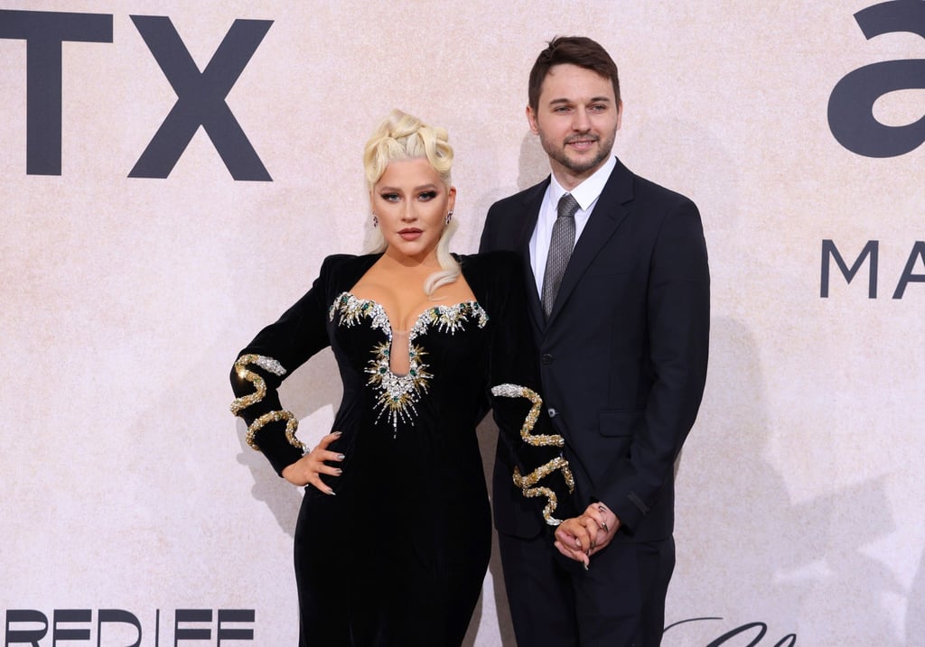 Sängerin Christina Aguilera kam mit Partner Matthew Rutler zur amfAR-Gala nach Frankreich.