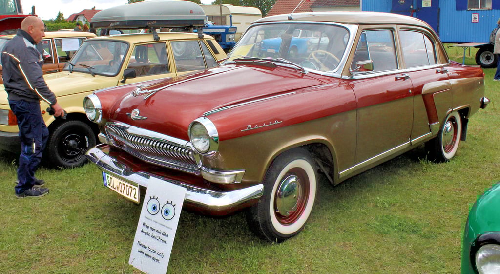 Der russische Wolga galt einst in der DDR als Funktionärskutsche.