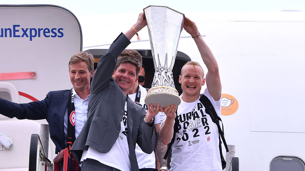 Eintracht Frankfurt gewann im Mai 2022 die Europa League.
