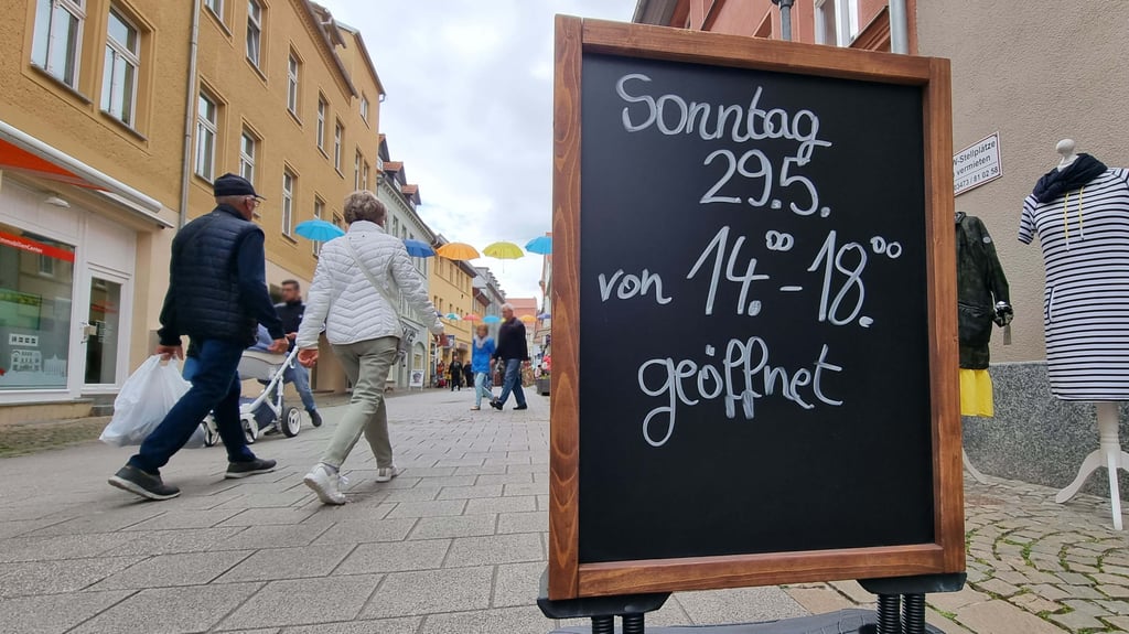 In der Taubenstraße war es am Sonntag vergleichsweise voll.