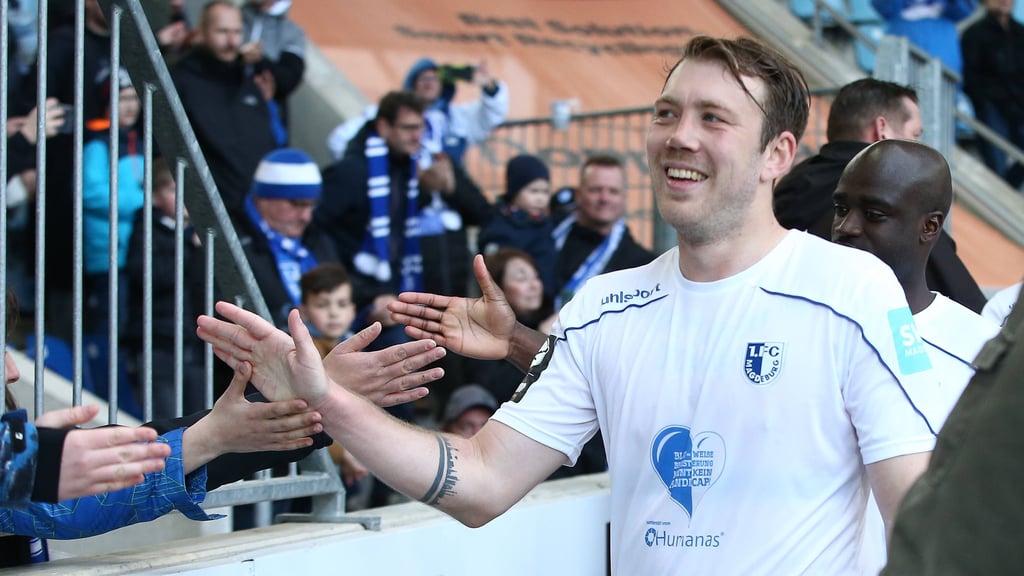 Connor Krempicki geht mit dem 1. FC Magdeburg in die Zweitliga-Saison 2022/23.