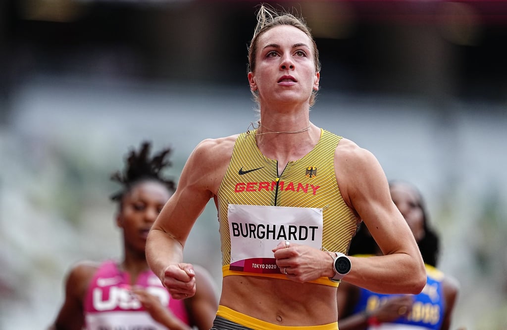 Sprinterin Alexandra Burghardt war bei den Winterspielen in China als Anschieberin im Bob von Mariama Jamanka dabei.