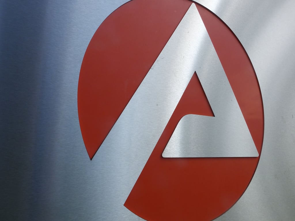 Symbol der Agentur für Arbeit in Magdeburg.