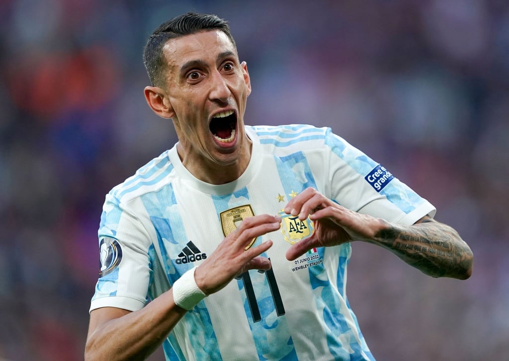 Bejubelt den Sieg beim „Finalissima“: Argentinas Angel Di Maria.