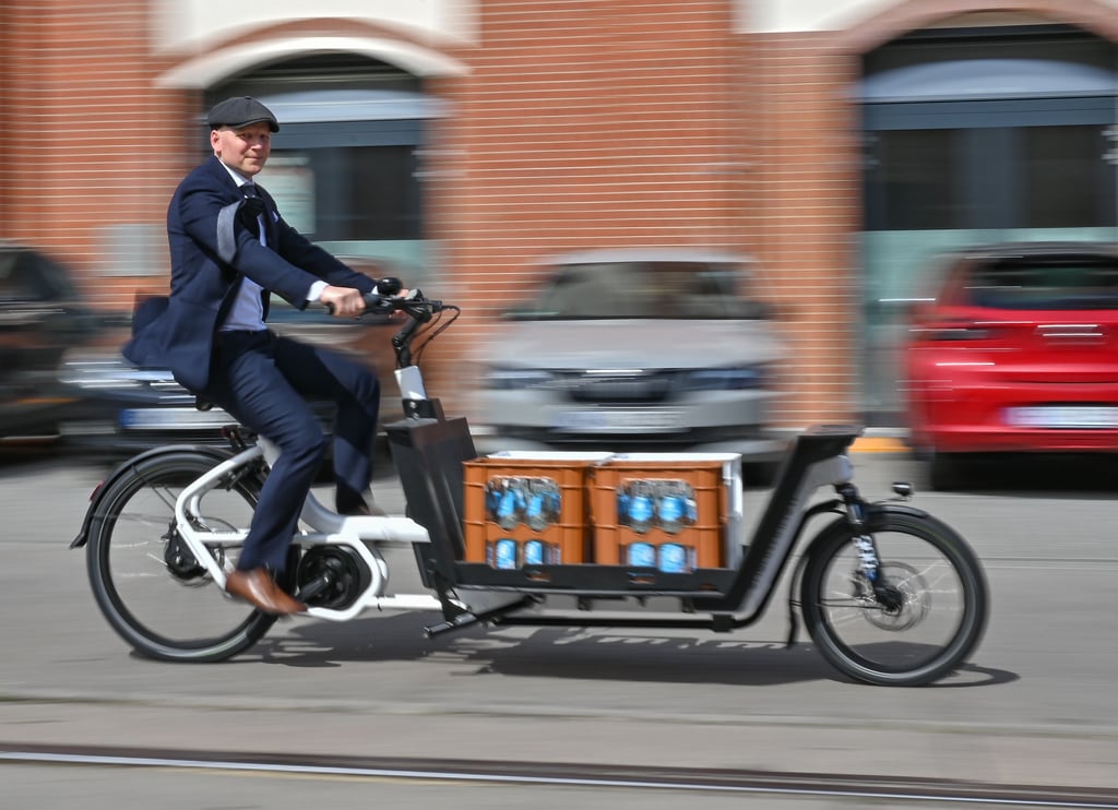Ein Lastenrad kann auch elektrisch betrieben werden.
