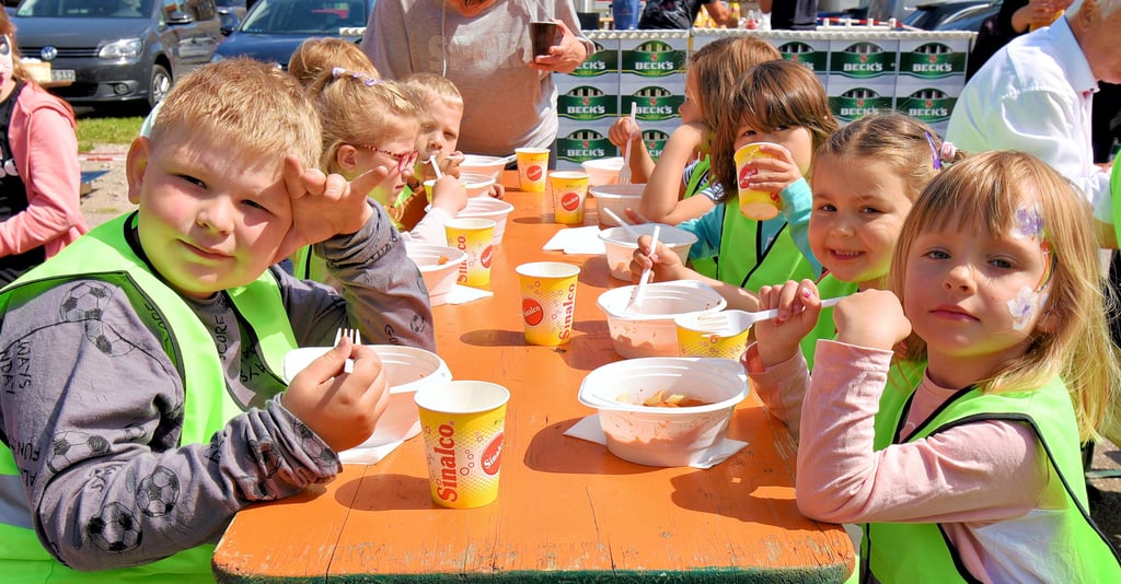 Im Bürgerpark in Egeln feierten 230 Kinder den Kindertag.