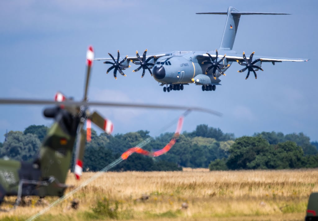 Der relativ neue Turboprop-Transporter Airbus A400M weist bislang eine schlechte Klarstandsquote auf.