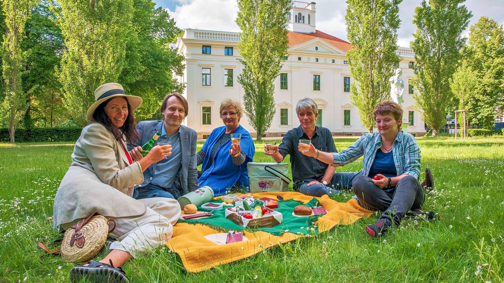 Aktion Heimatgenuss: Dessauer Gastronomen laden zur Picknicksafari.  Eine lohnenswerte Station ist das Georgium.