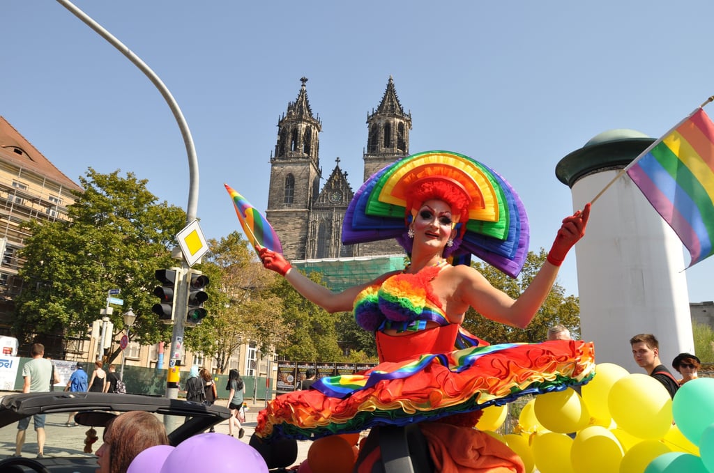 Auch in Sachsen-Anhalt feiert sich die schwul-lesbische Gemeinschaft vielerorts beim CSD.
