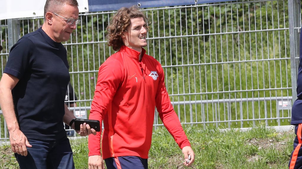 Kennen sich aus RB-Zeiten: ÖFB-Teamchef Ralf Rangnick und Bayern-Profi Marcel Sabitzer