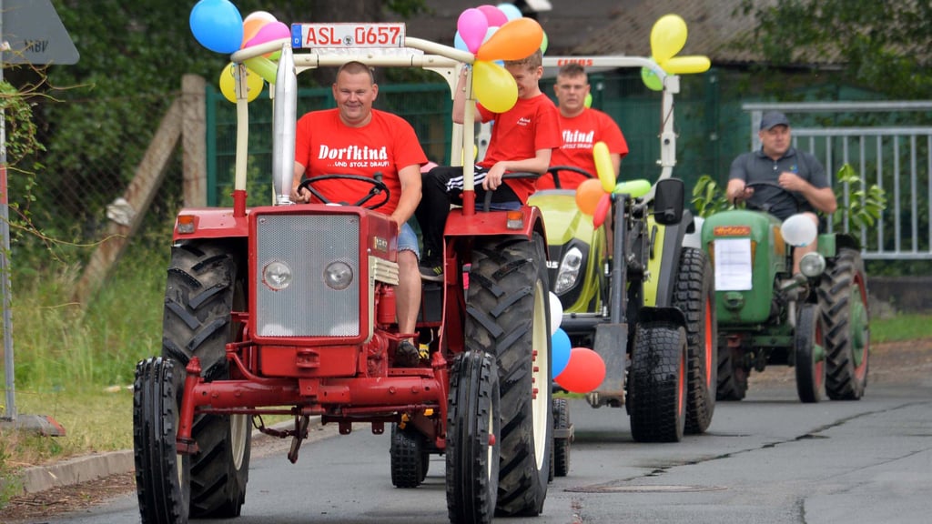 Auch ein Umzug mit Traktoren ist zum Heimatfest geplant.