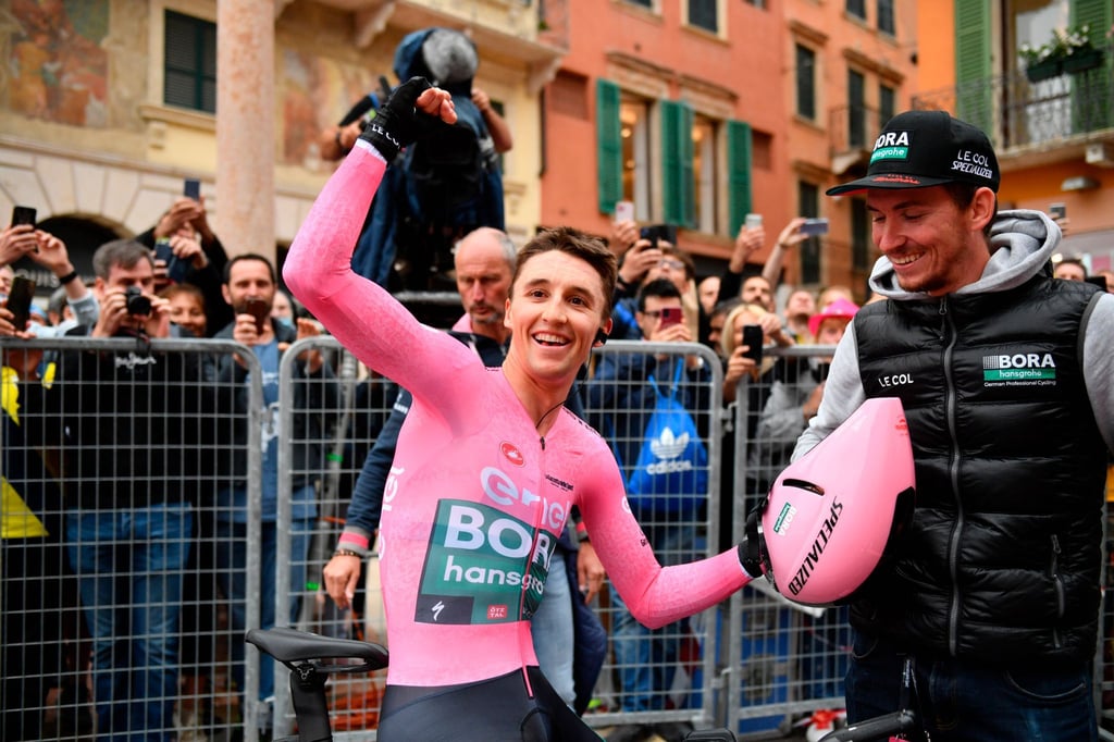 Hat dem Team Bora-hansgrohe den ersten Gesamtsieg bei einer großen Landesrundfahrt beschert: Jai Hindley.