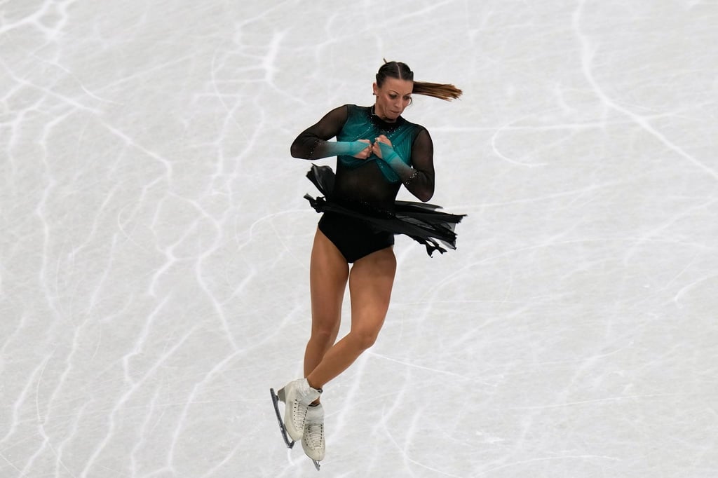 Eiskunstläuferin Nicole Schott wurde WM-Zehnte.