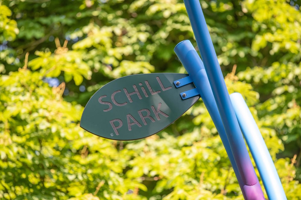 Das neue Spielgerät im Schillerpark.