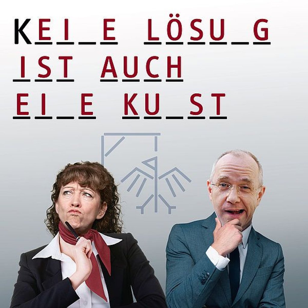 Keine Lösung ist auch eine Kunst mit Marion Bach und Hans-Günther Pölitz.
