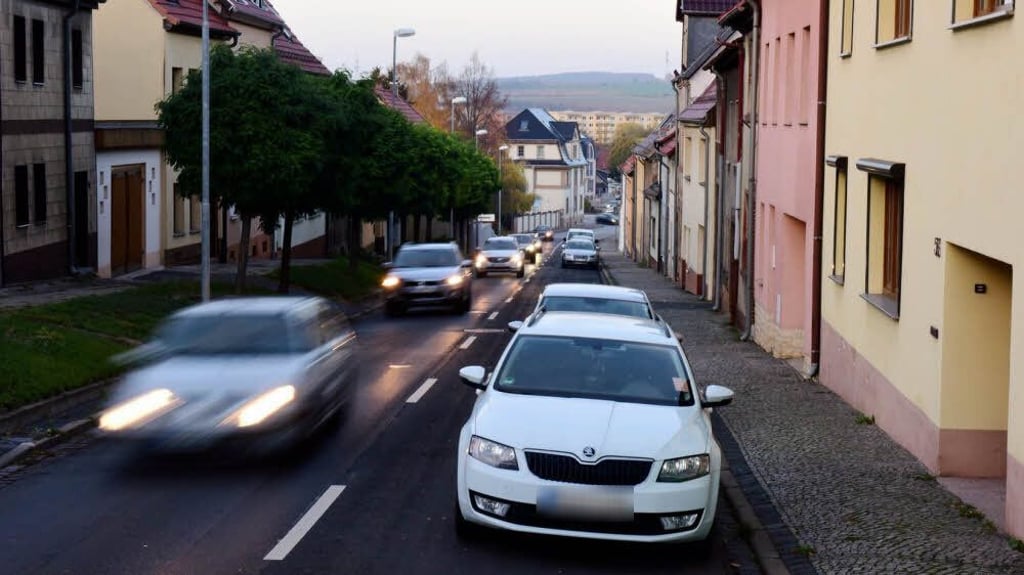 Kein Verkehr mehr für ein Jahr: Die Nußbreite in Eisleben wird voll gesperrt.