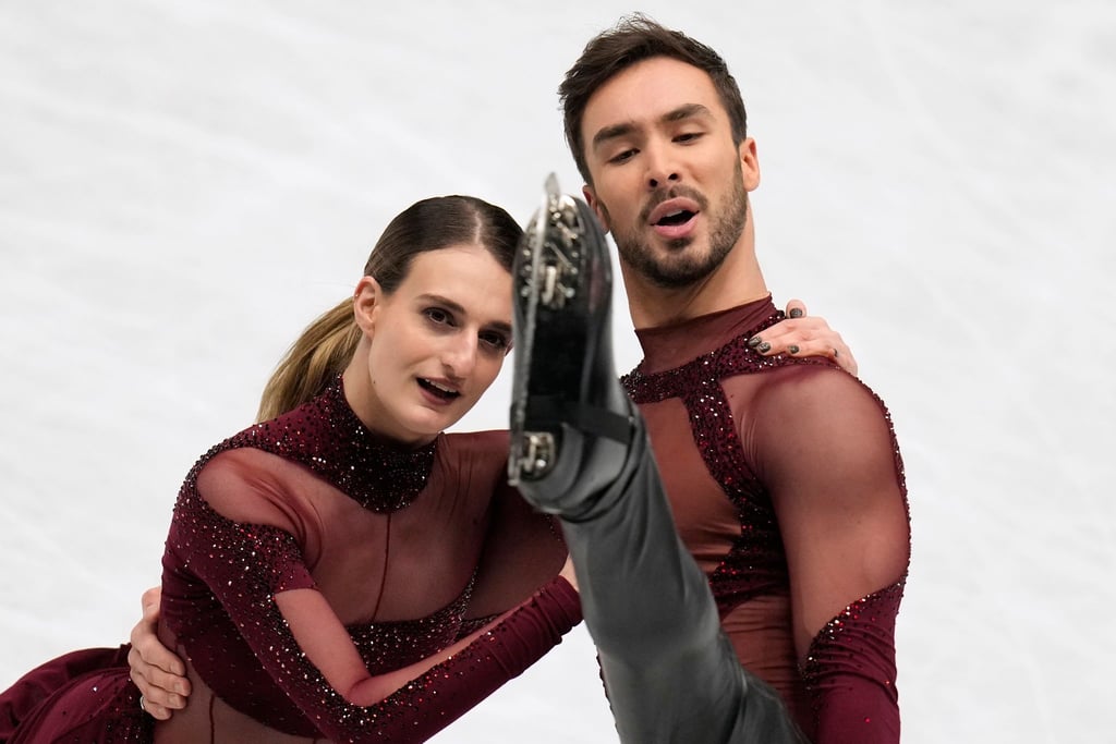 Gabriella Papadakis und Guillaume Cizeron liegen bei der WM in Führung.