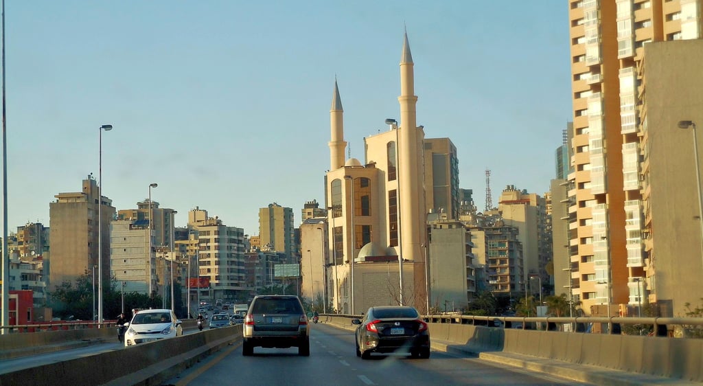 Eine typische Ansicht der libanesischen Hauptstadt Beirut.