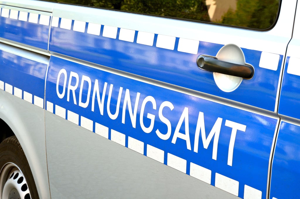 Ein Auto mit Ordnungsamt-Schriftzug (Symbolbild)