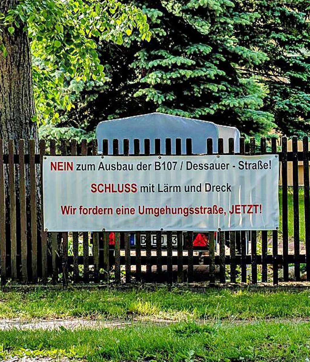 Oranienbaum will die Umgehungsstraße.