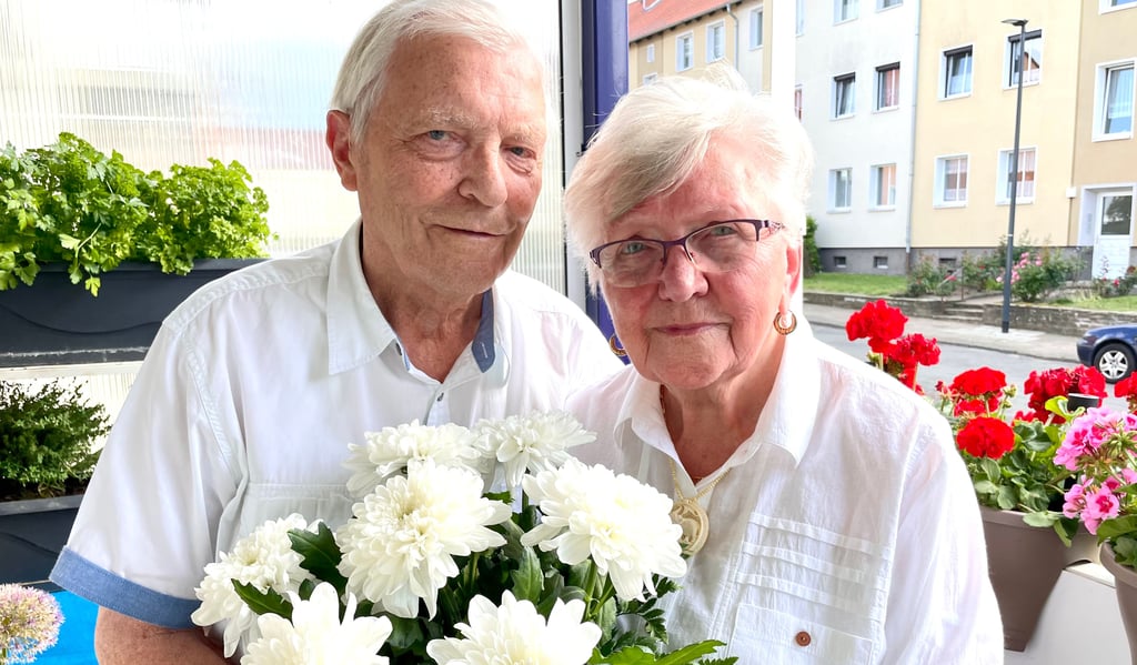 Auf 65 Ehejahre können Karl-Heinz und Margitta Hoppe aus der Burger Breitscheidstraße zurückblicken.