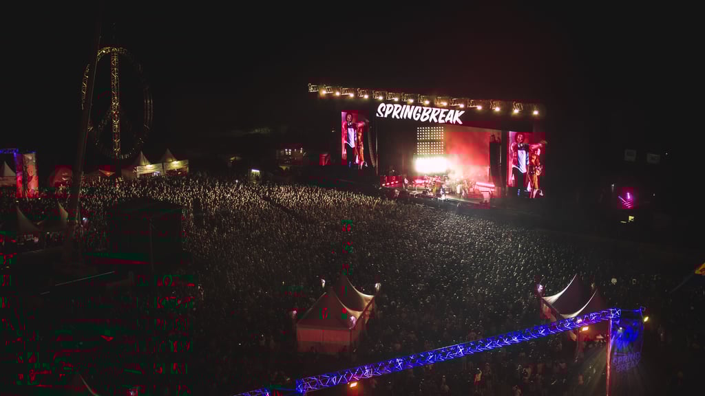 Bei der Berliner Band Seeed, dem unumstrittenen  musikalischen Highlight des Festivals, kamen Sonntagnacht noch einmal Zehntausende zusammen.