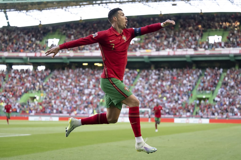 Portugals Superstar Cristiano Ronaldo erzielte zwei Treffer gegen die Schweiz.