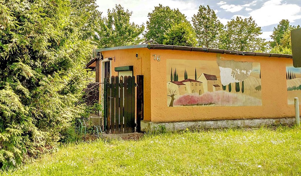 Der Kleingarten 76, Am Stadtgraben,  soll zugunsten der Landesgartenschau verschwinden.  