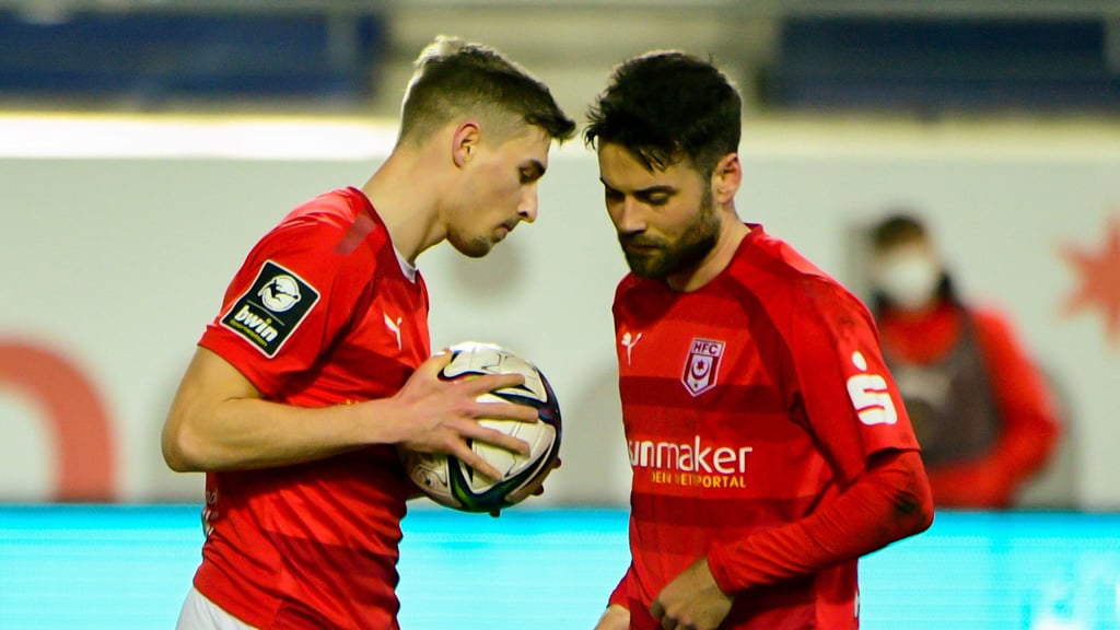 Elias Huth und Niklas Kreuzer waren in der Rückrunde für den "kicker" die beiden herausragenden HFC-Profis.