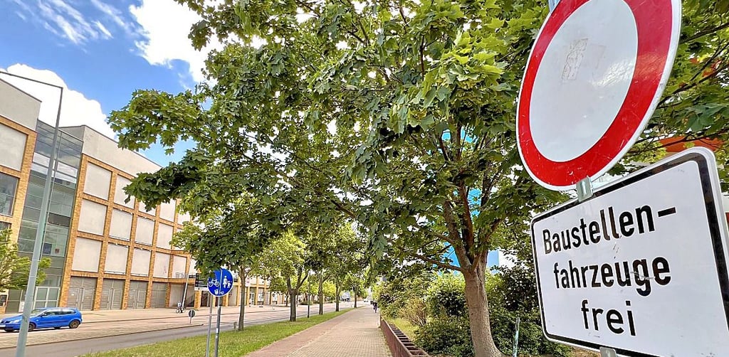 Blick in die Wolfgangstraße.