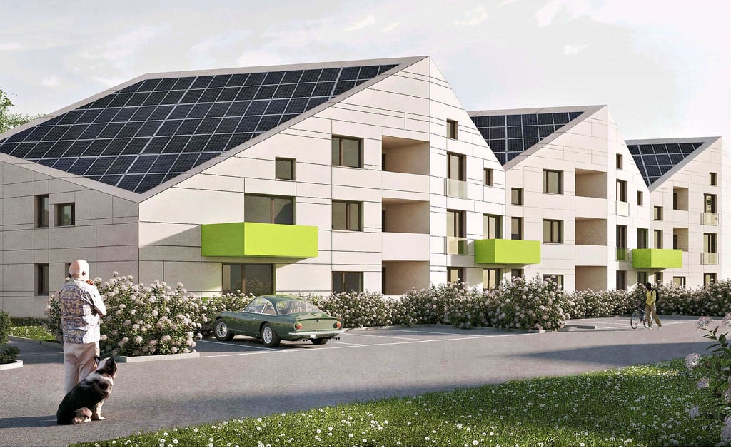 So soll das Sonnenhaus im Wernigeröder Pappelweg aussehen. Ende 2022 beginnen die Bauarbeiten.