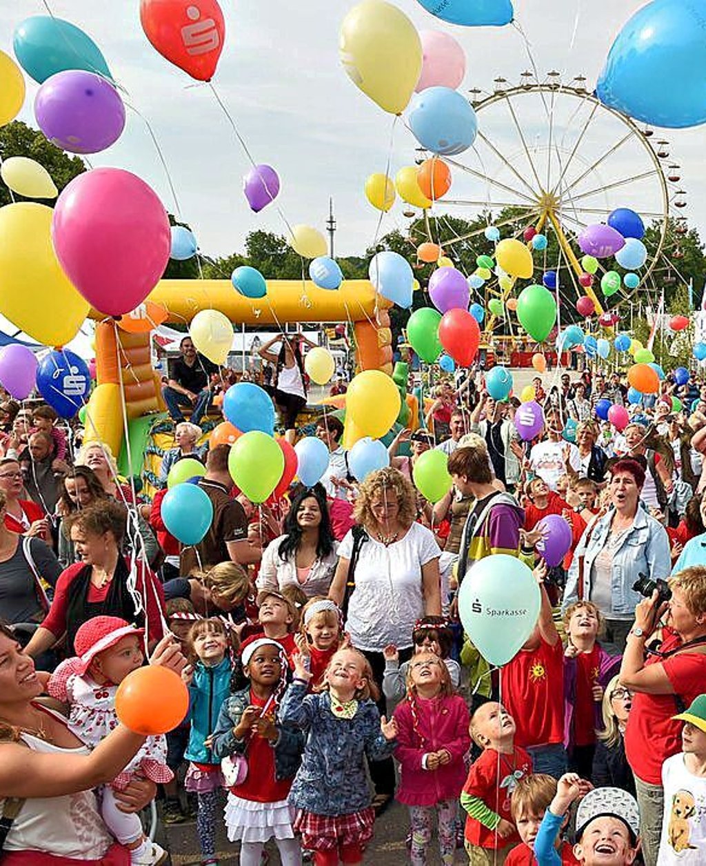 Viele Jahre sehr beliebt, nun aber abgeschafft: Ab diesem Jahr wird es keinen Luftballonstart mehr geben.