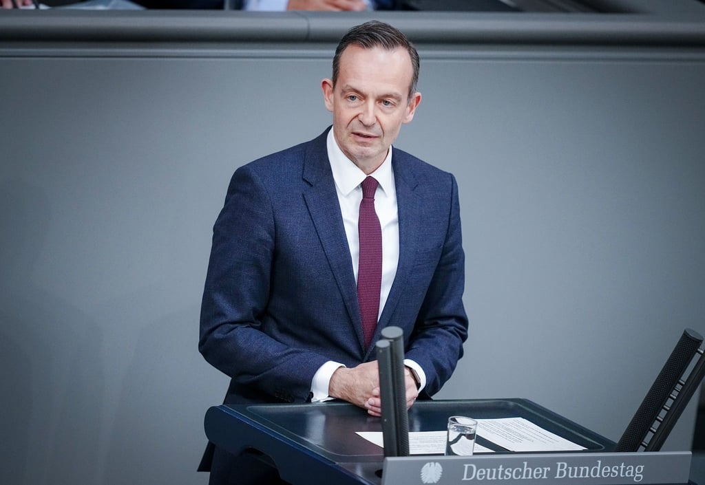 Verkehrsminister Volker Wissing (FDP) im Bundestag.