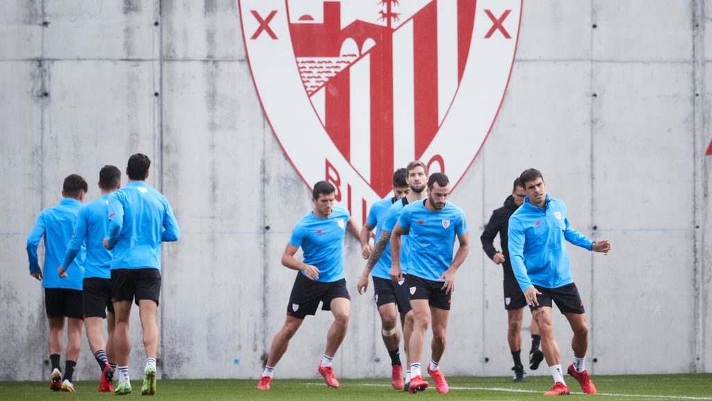 Training der ersten Mannschaft in Lezama.
