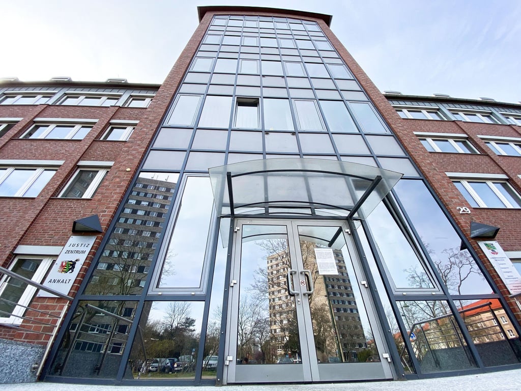 Das Justizzentrum Anhalt in Dessau.