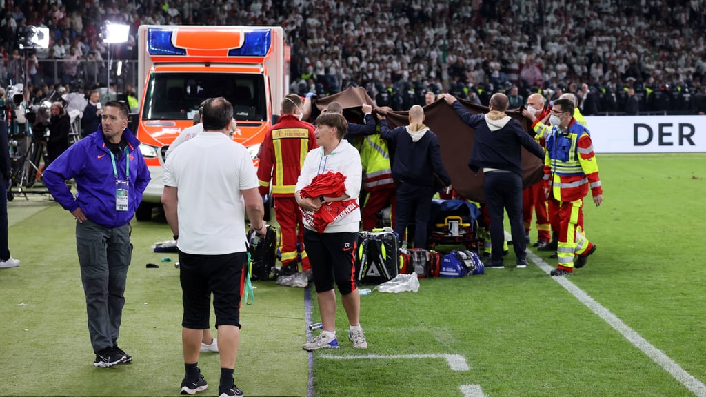 Beim DFB-Pokalfinale war es zu einem medizinischen Notfall gekommen.