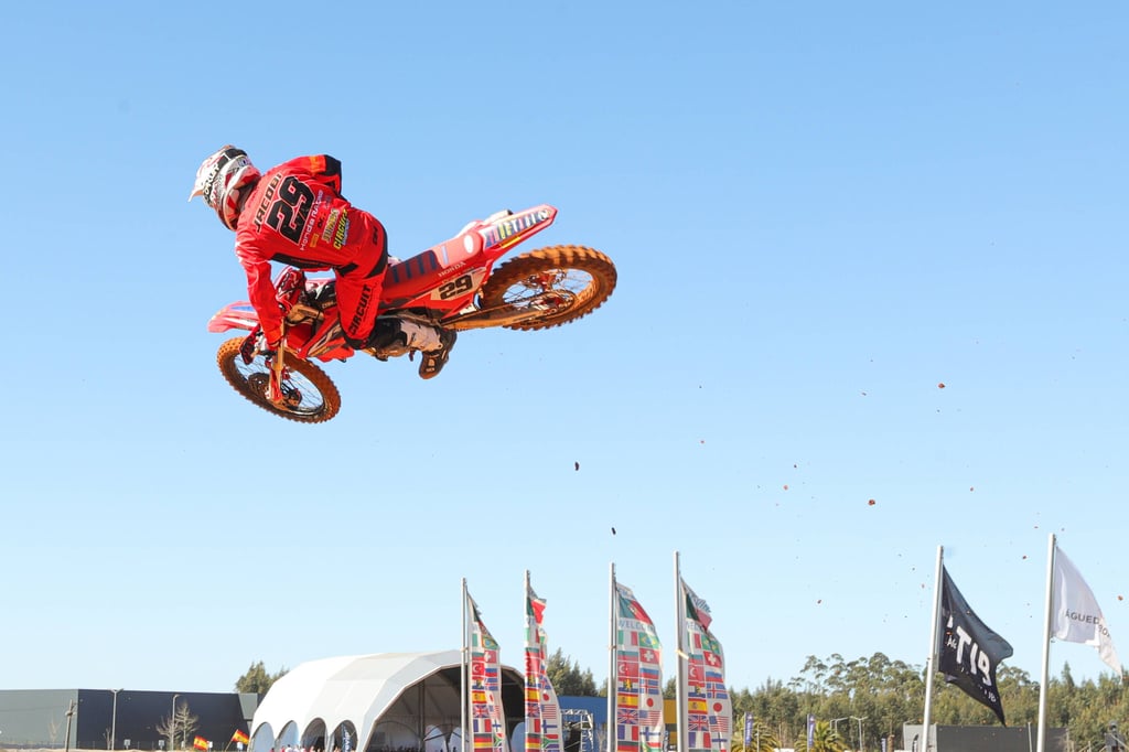 Henry Jacobi auf seiner Honda beim Rennen in Portugal.