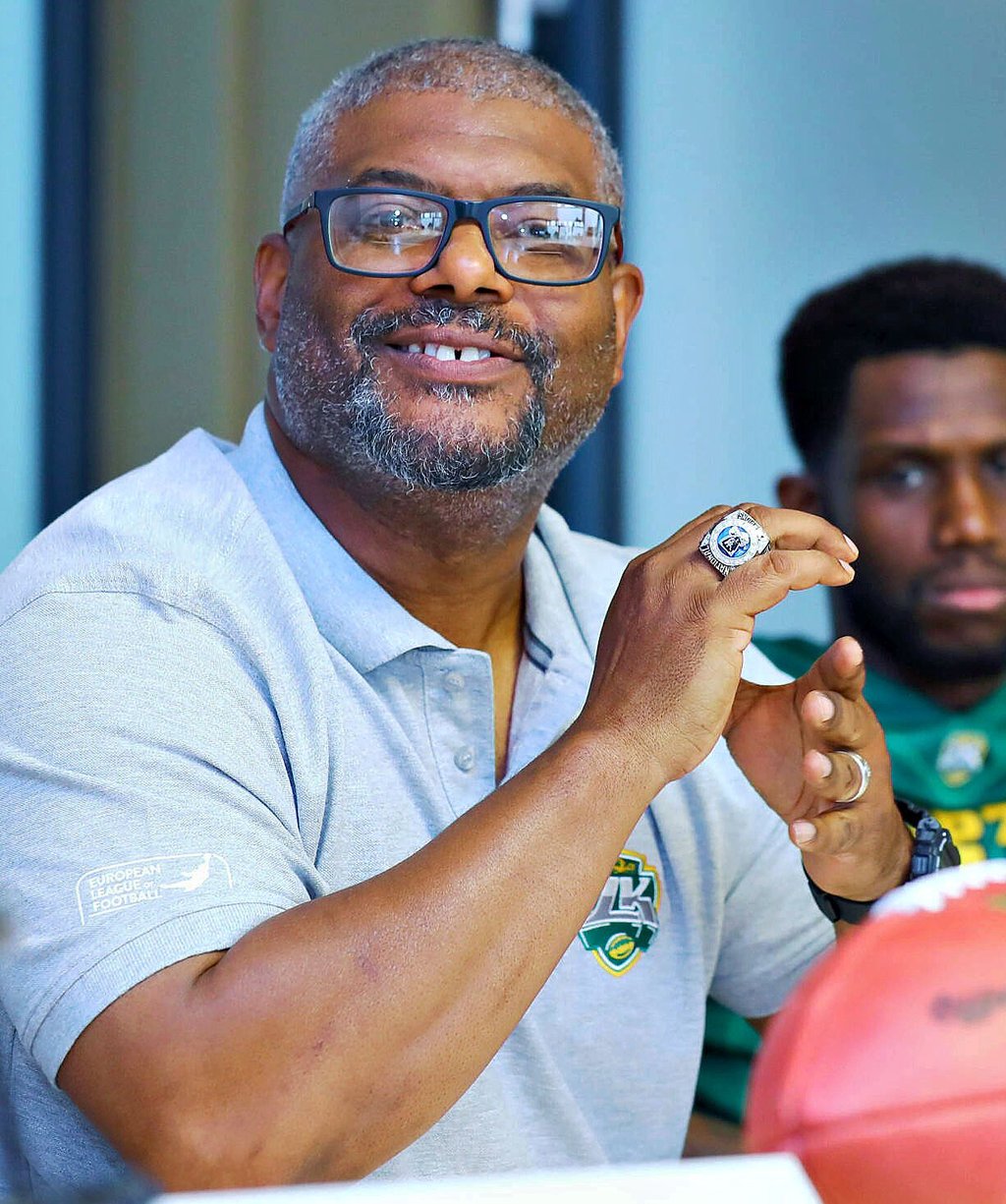 Leipzigs Chefcoach Fred Armstrong