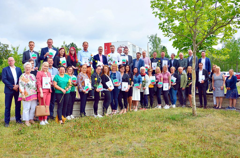 Die Geehrten stehen für Familienfreundlichkeit in ihren Unternehmen.