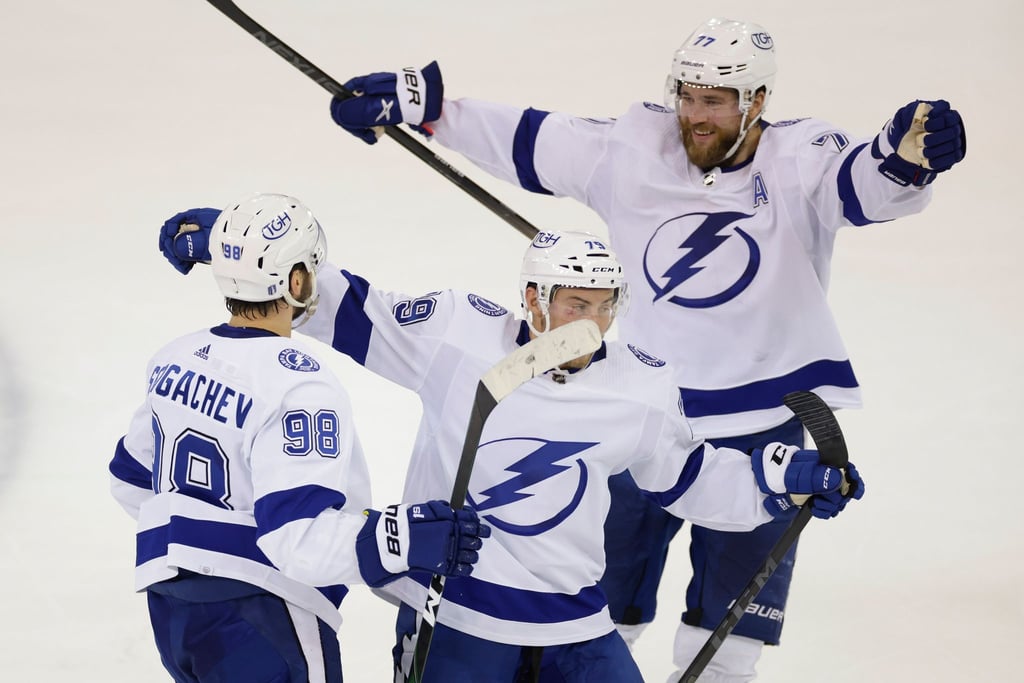Die Spieler von Tampa Bay Lightning haben Grund zur Freude.