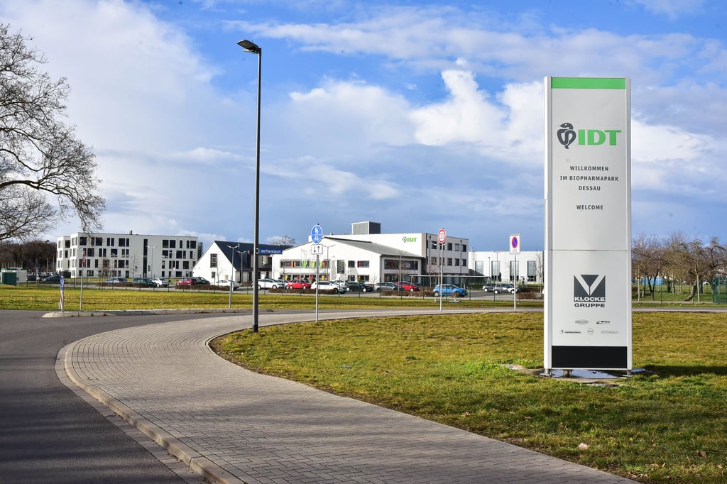 Das Impfstoffwerke in Dessau-Tornau.