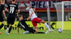 Yussuf Poulsen im Spiel gegen Österreich